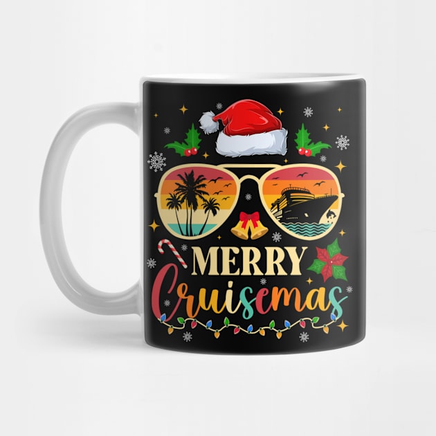 Merry Cruisemas Christmas Santa Cruise Retro by antrazdixonlda